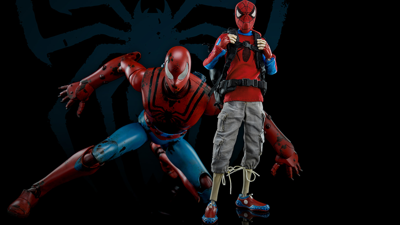 Illustration for article titled Peter Parker and His Spectacular Spider-Robot Make For an Awesome Figure Set